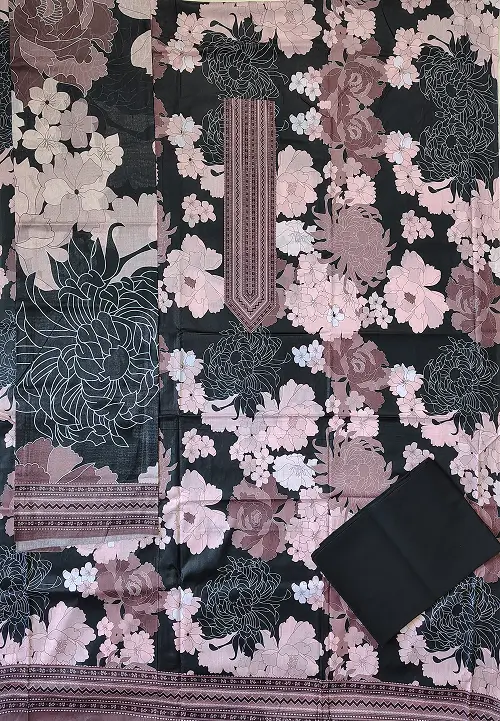Floral Bloom Cotton Three-Piece